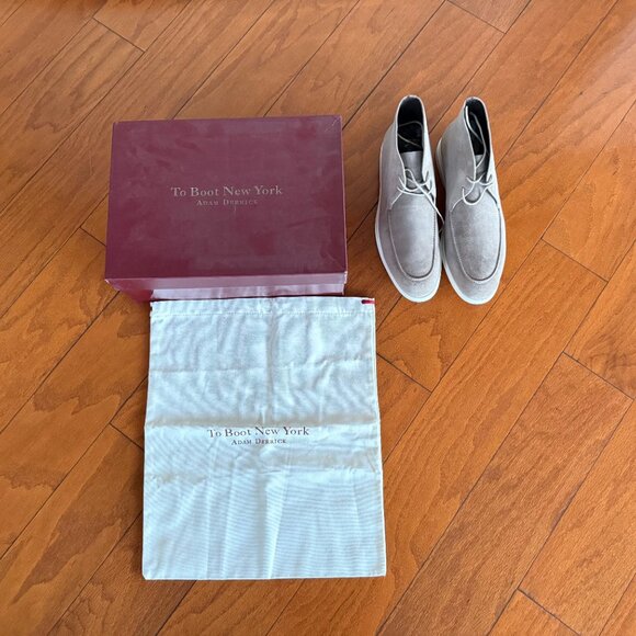 To Boot New York Alonzo Taupe Suede 10 M SAVE $125.00 - Picture 8 of 9
